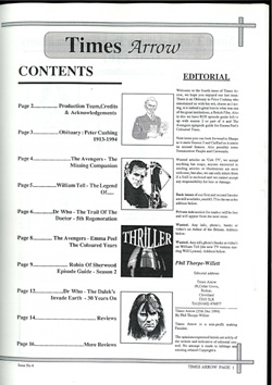 Times Arrow 4 Contents